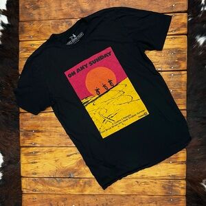 Bruce Brown Films / Lucky Brand “On Any Sunday” vintage slub tee. EUC